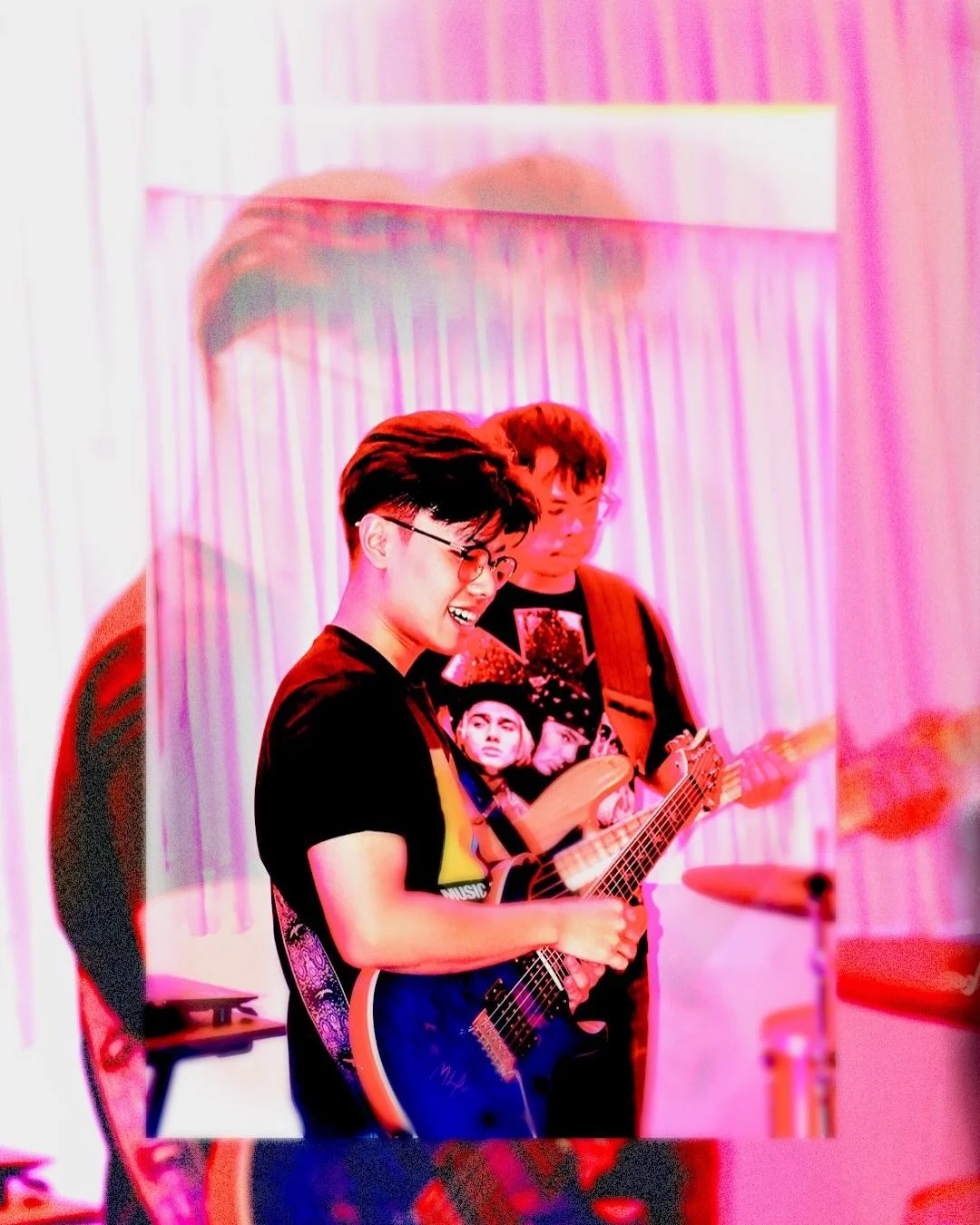 Brian enjoying a live guitar performance