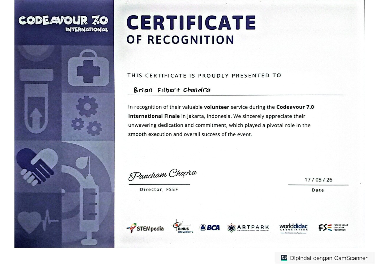 Codeavour 7.0 International documentation